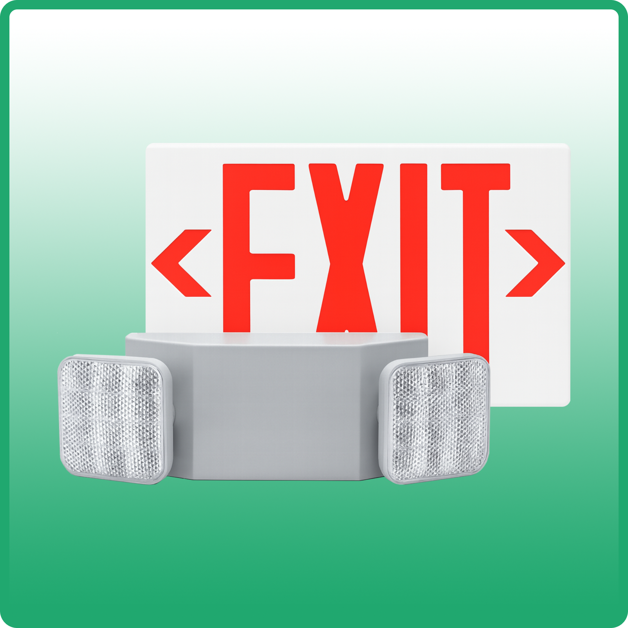 Hexmodal Smart Emergency Lights and Exit Sign